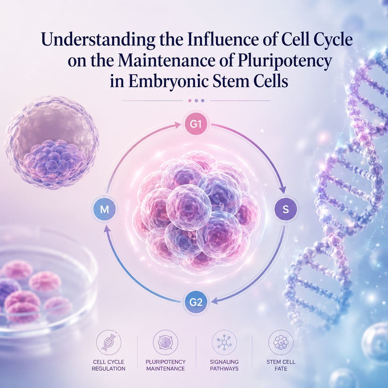 Understanding the influence of cell cycle on the maintenance of pluripotency in embryonic stem cells.